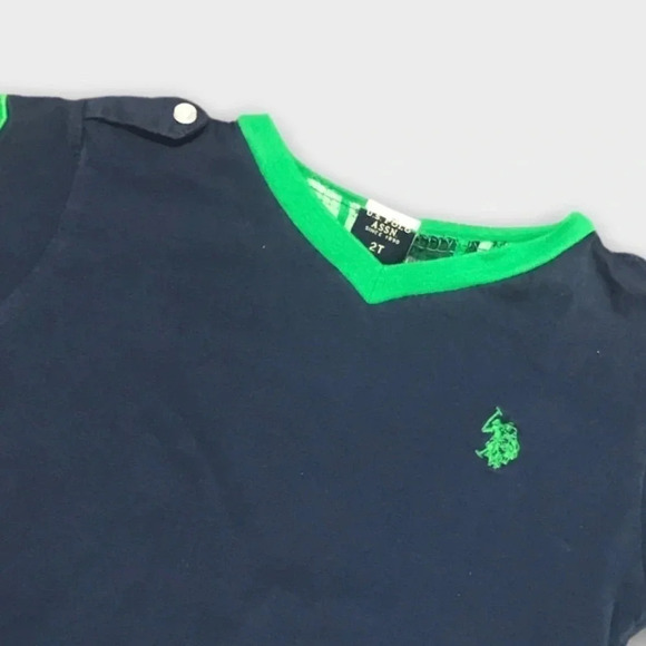 U.S  Polo Assn Navy Blue Short Sleeve Shirt - Picture 2 of 5